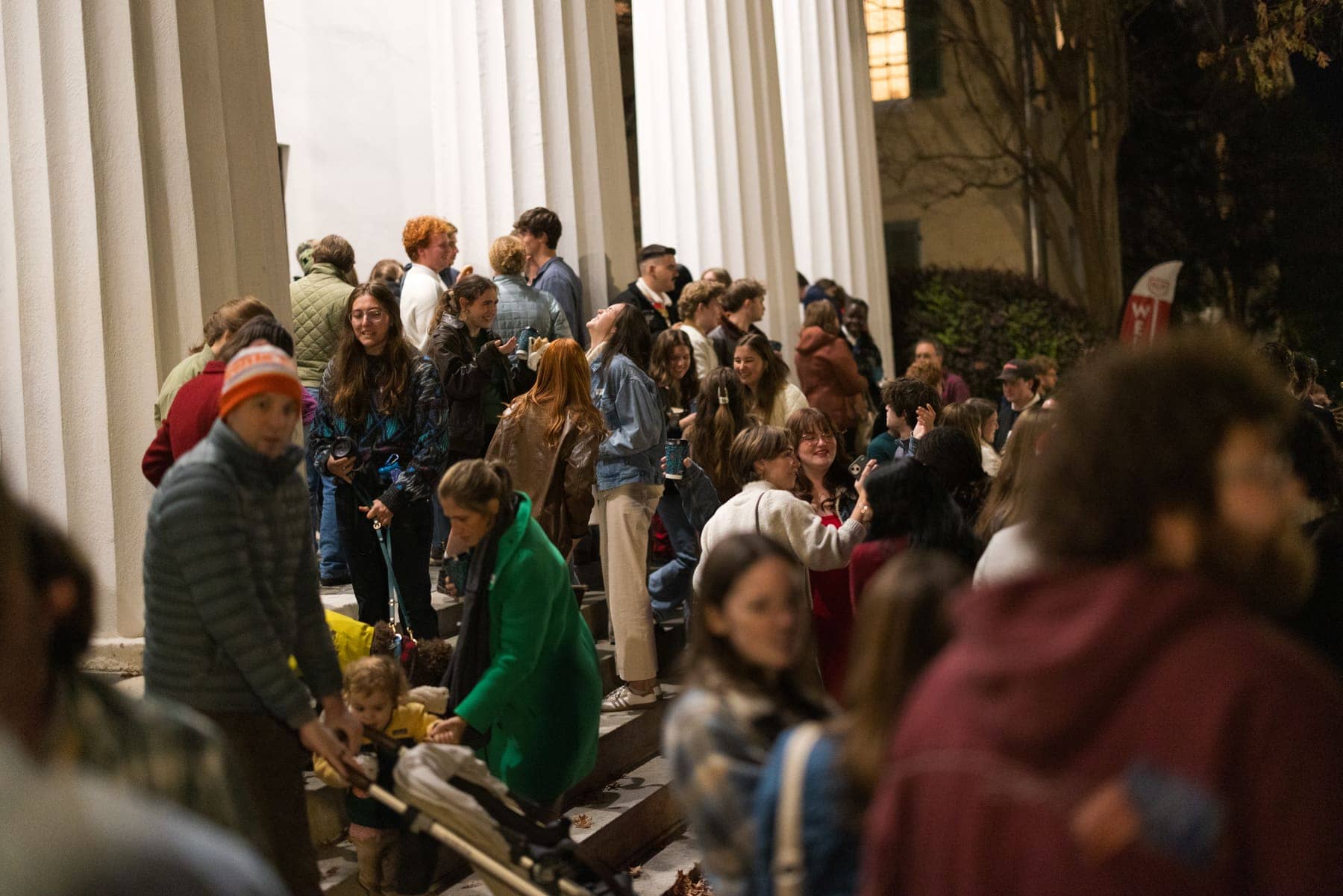 RUF at UGA students together at Christmas at the Chapel