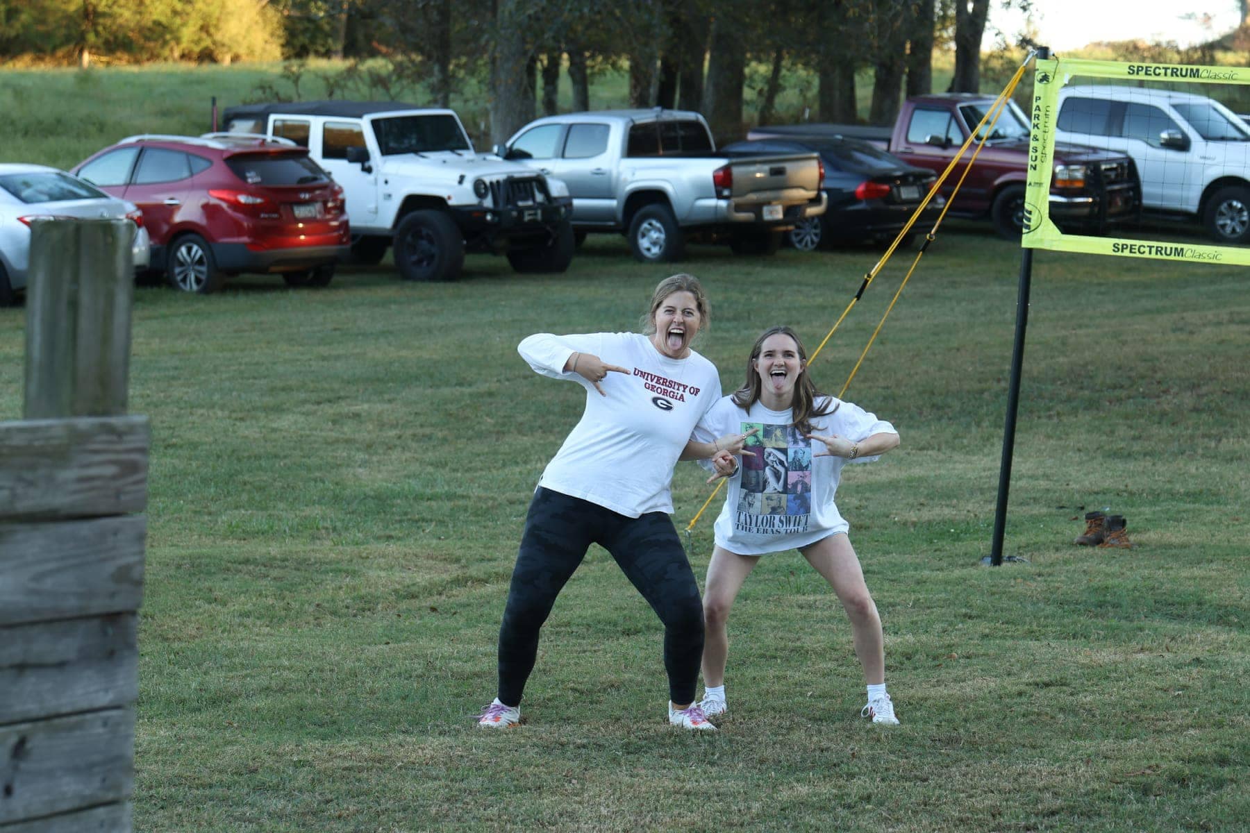 RUF at UGA students together at Ministry Team Cookout