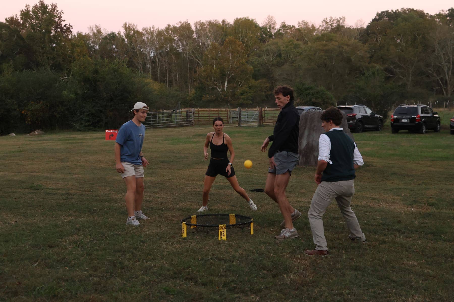 RUF at UGA students together at Ministry Team Cookout