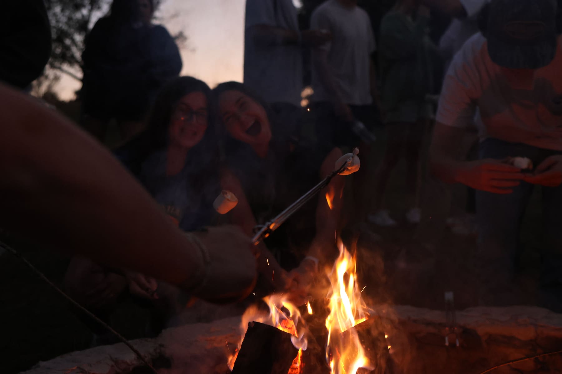 RUF at UGA students together at Ministry Team Cookout
