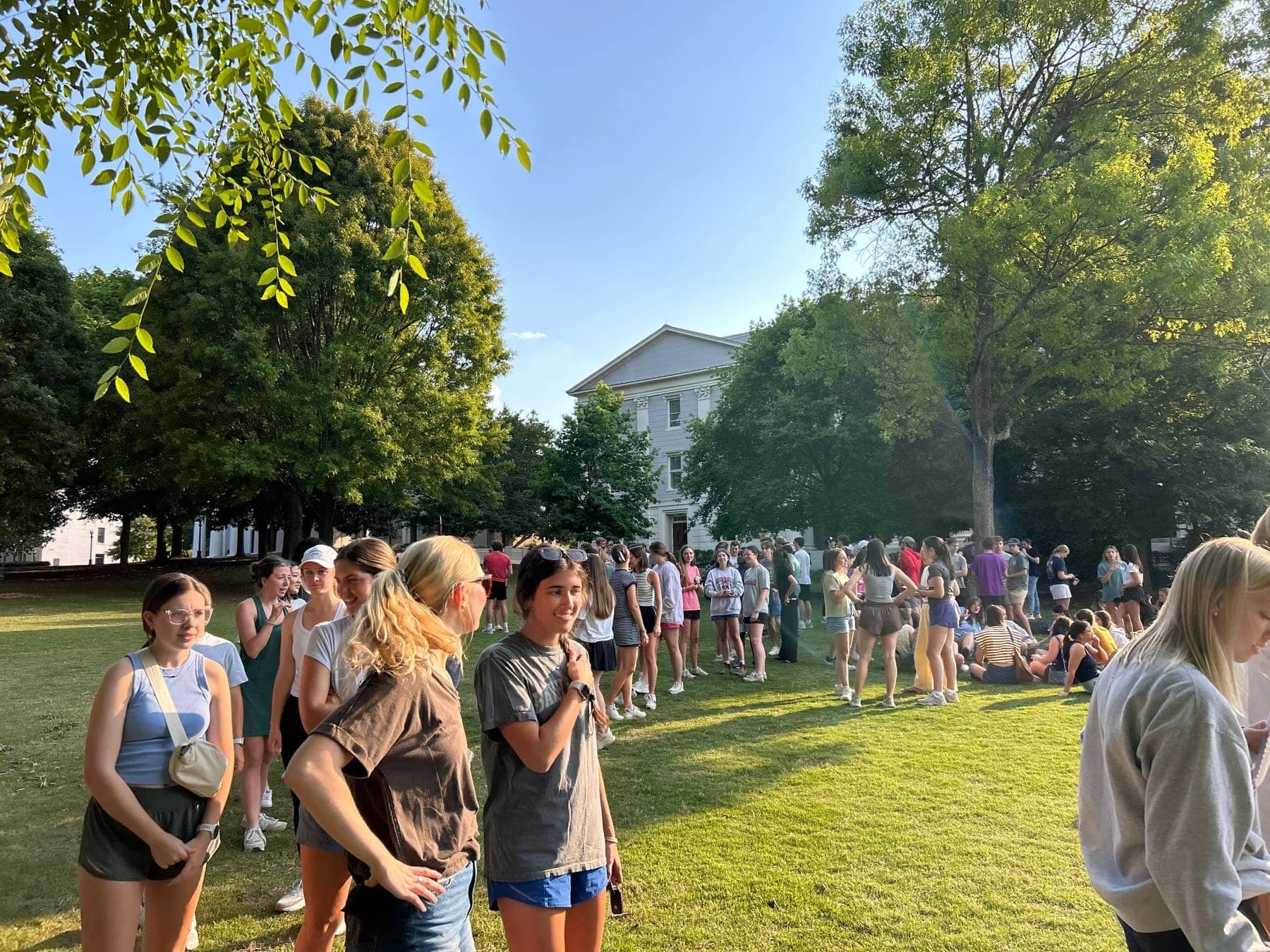 A large group of RUF at UGA students together at Ministry Team Kickoff