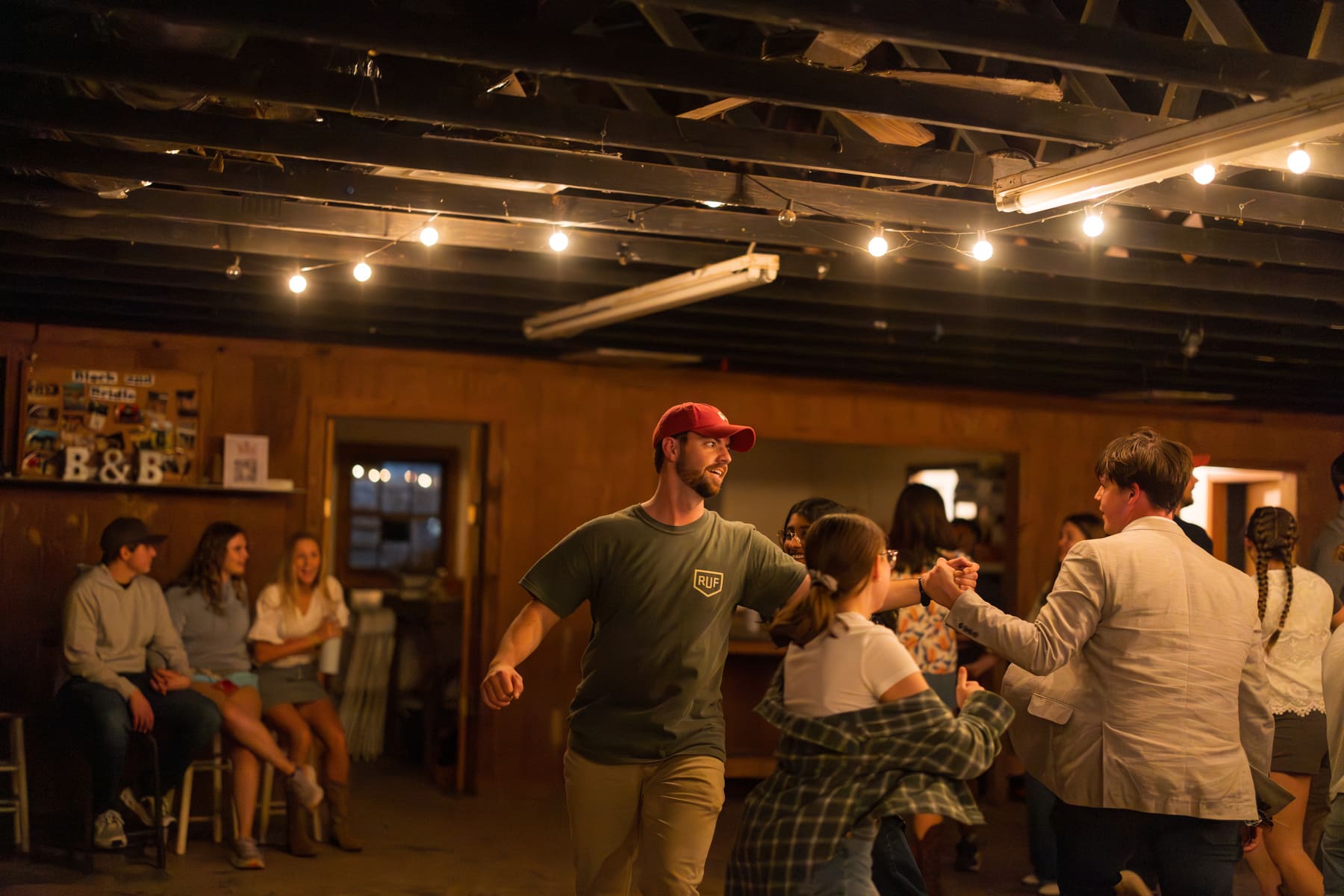 RUF at UGA students together at Night at the Pit