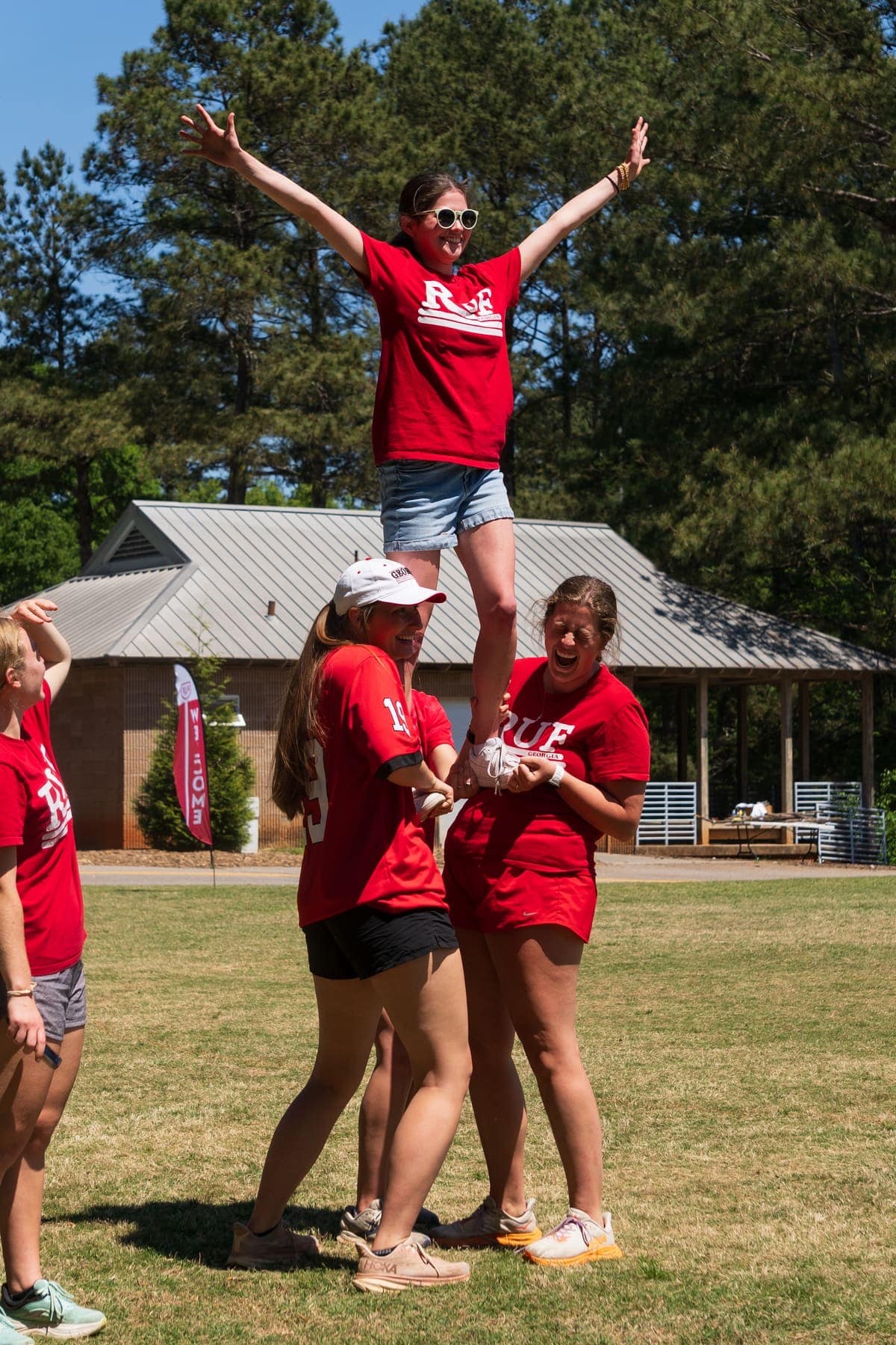 RUF at UGA students together at RUF Olympics