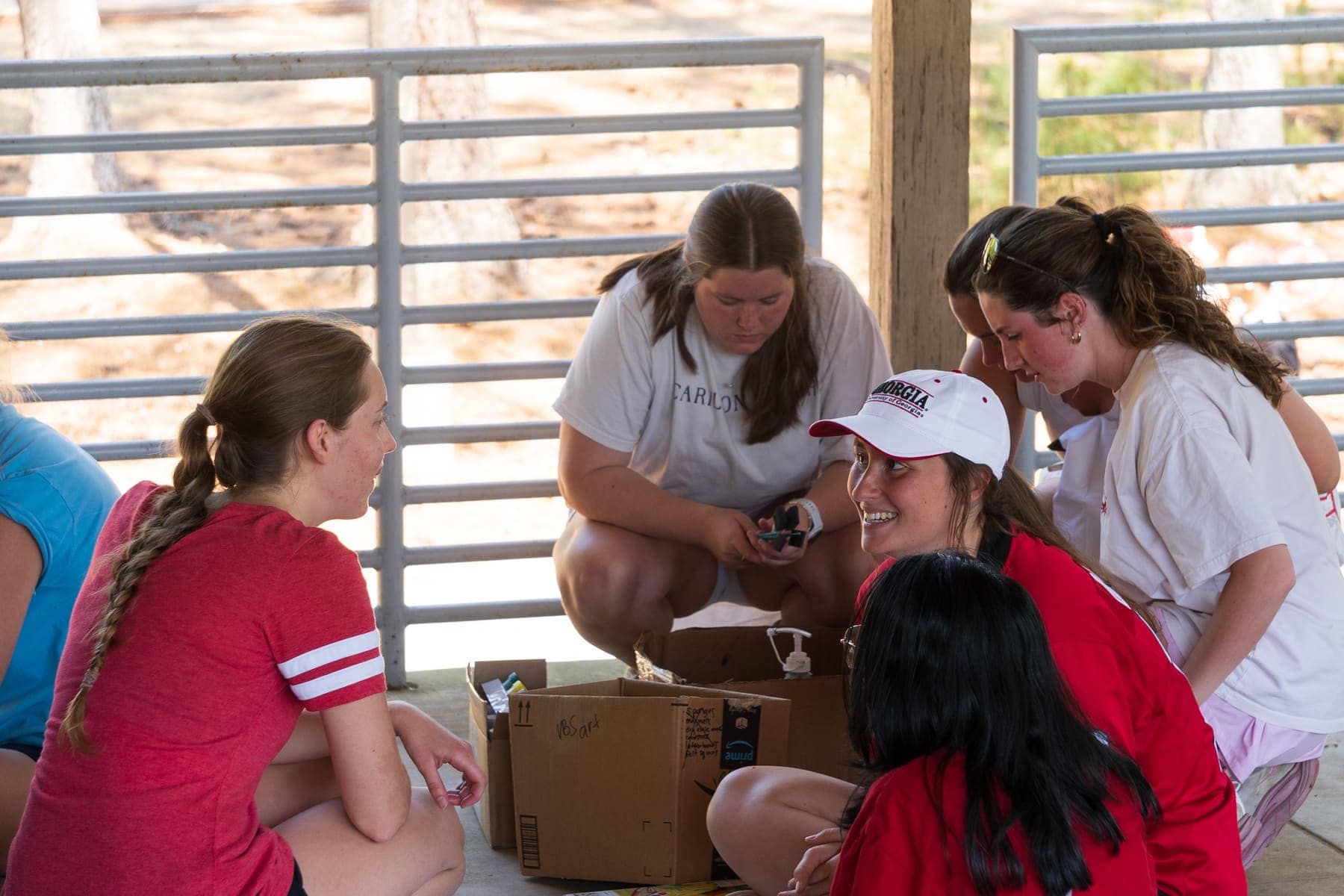 RUF at UGA students together at RUF Olympics
