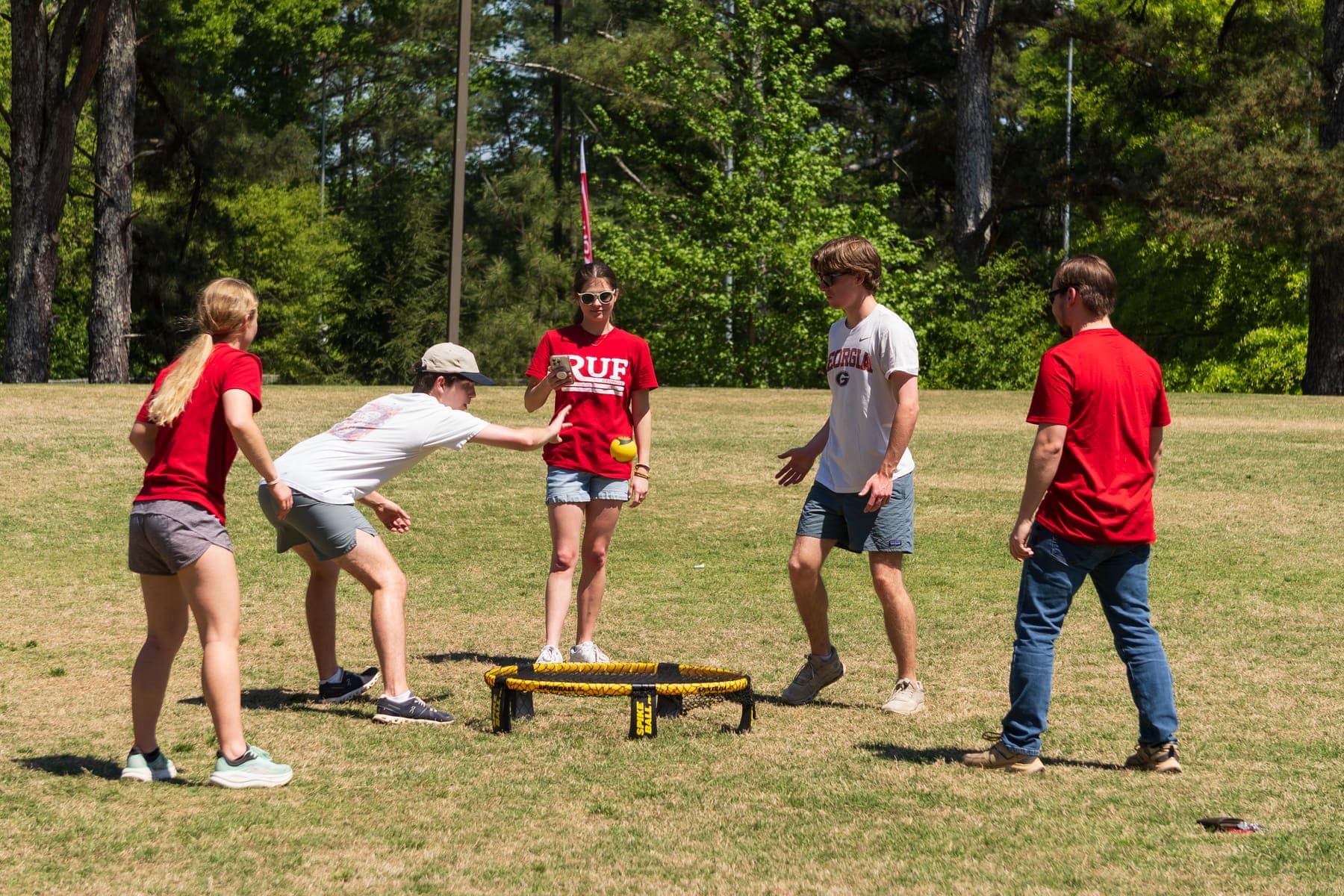 RUF at UGA students together at RUF Olympics