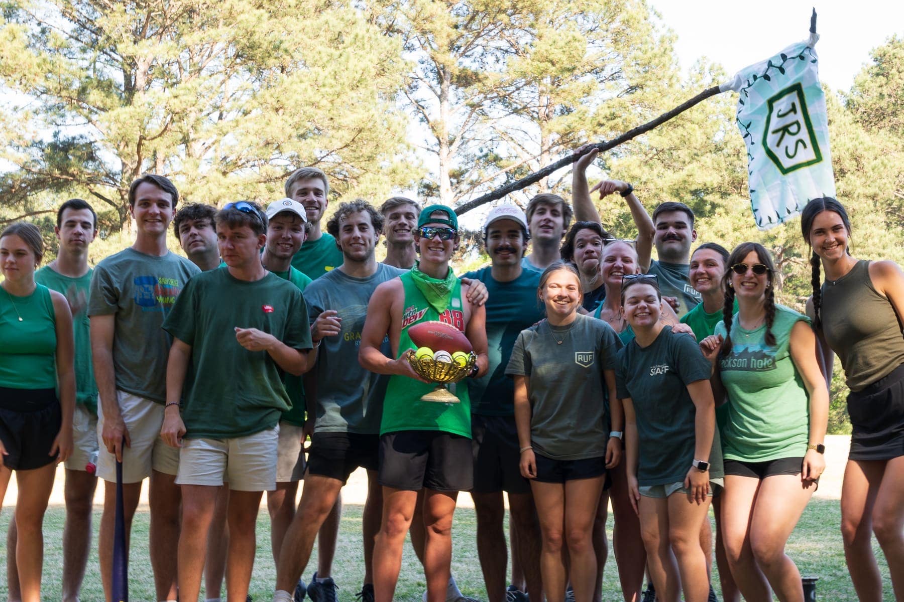 RUF at UGA students together at RUF Olympics