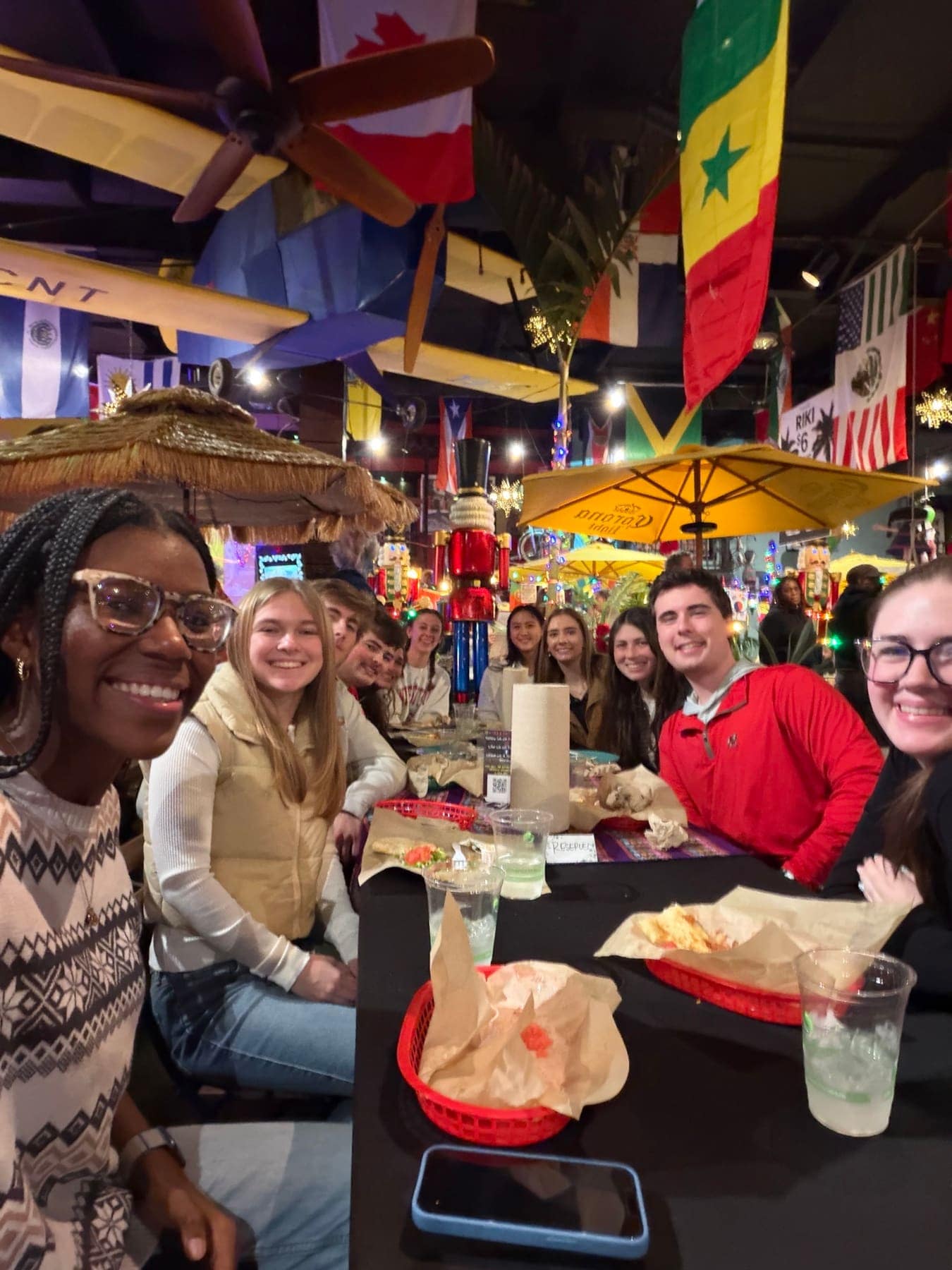 RUF at UGA students together at Taste of Athens