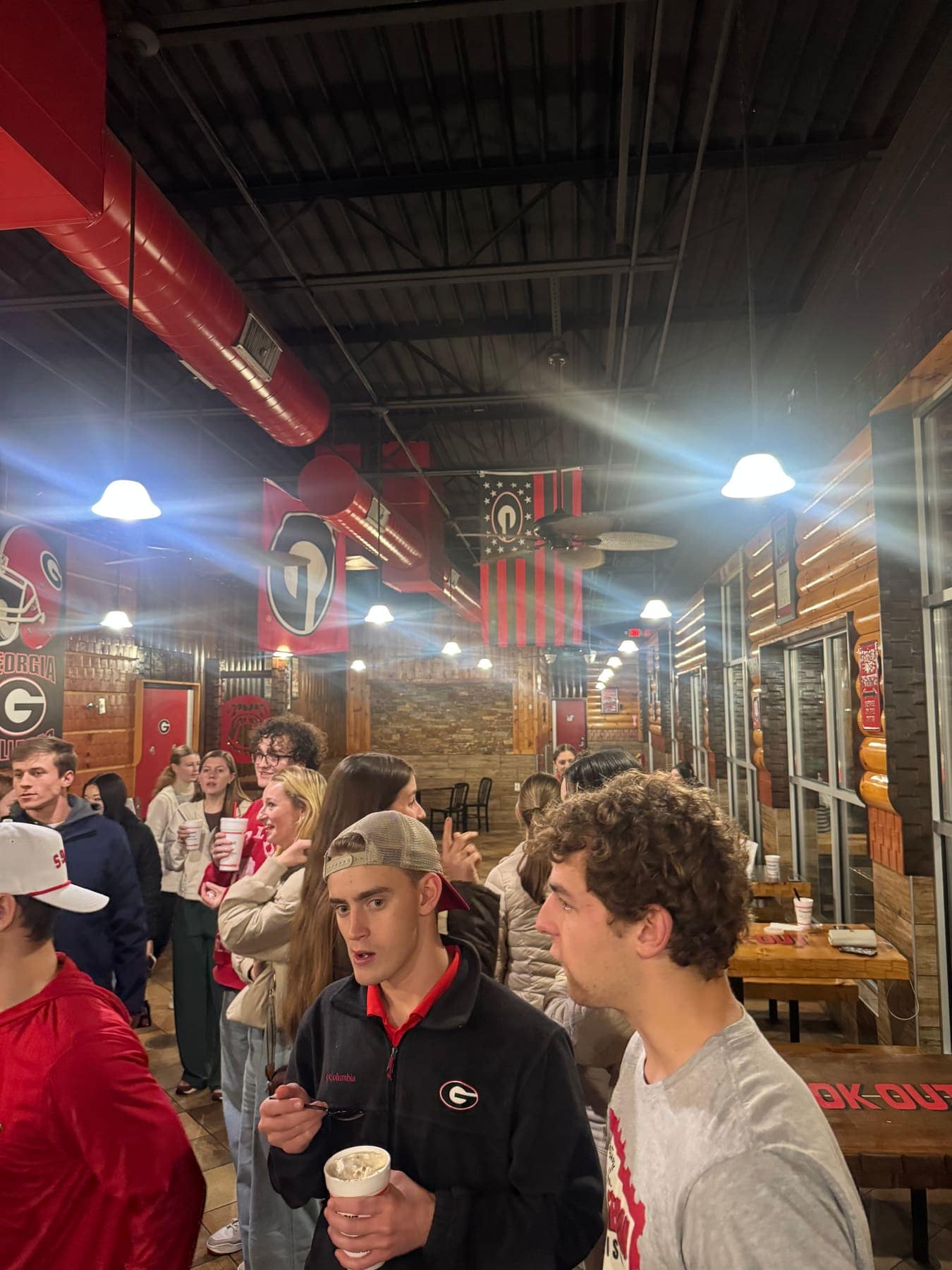 RUF at UGA students together at Taste of Athens