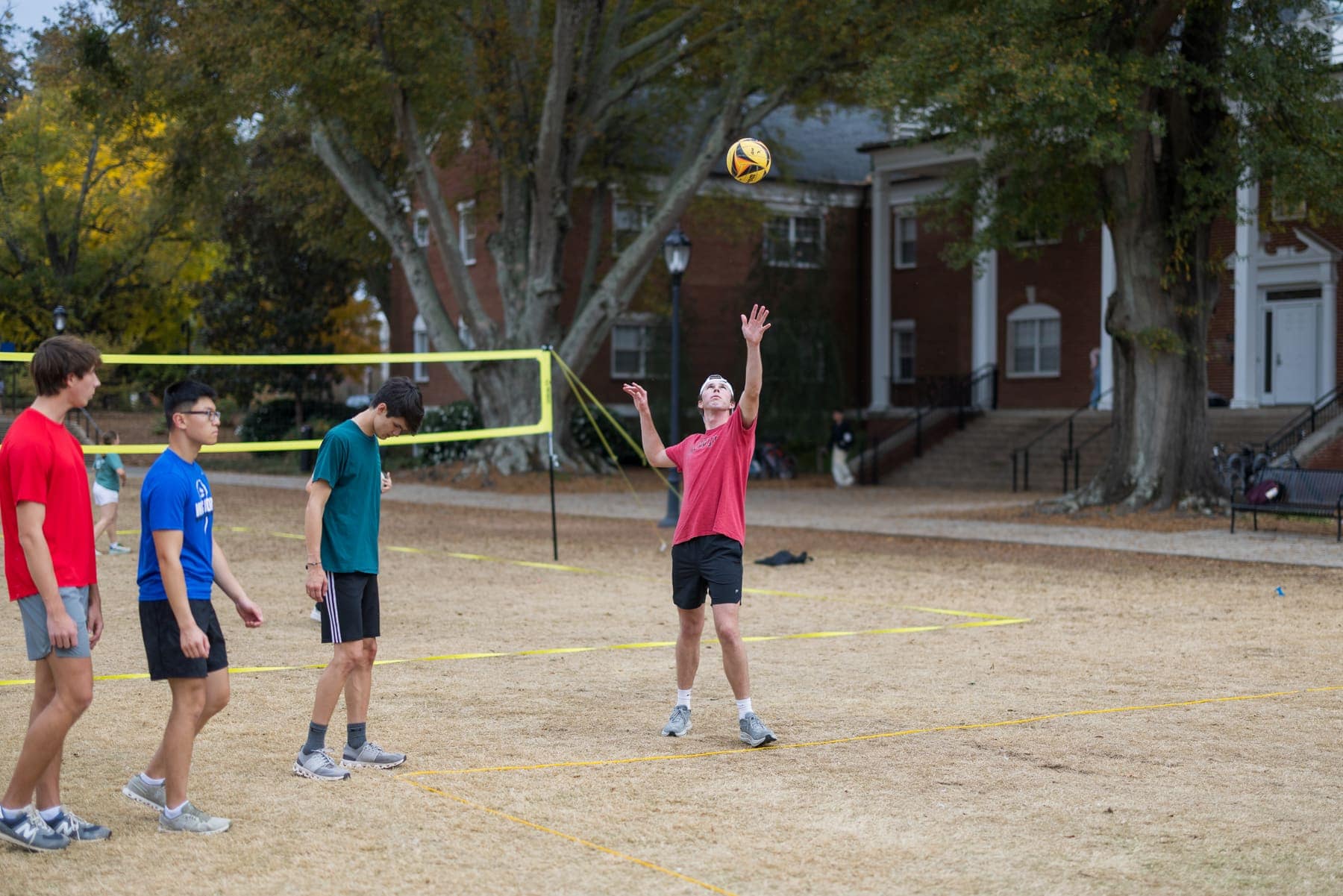 RUF at UGA students together at Volleyball Friday