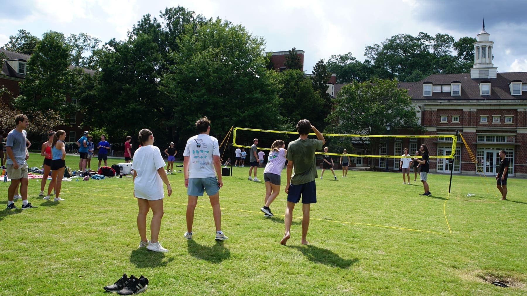 RUF at UGA students together at Volleyball Friday