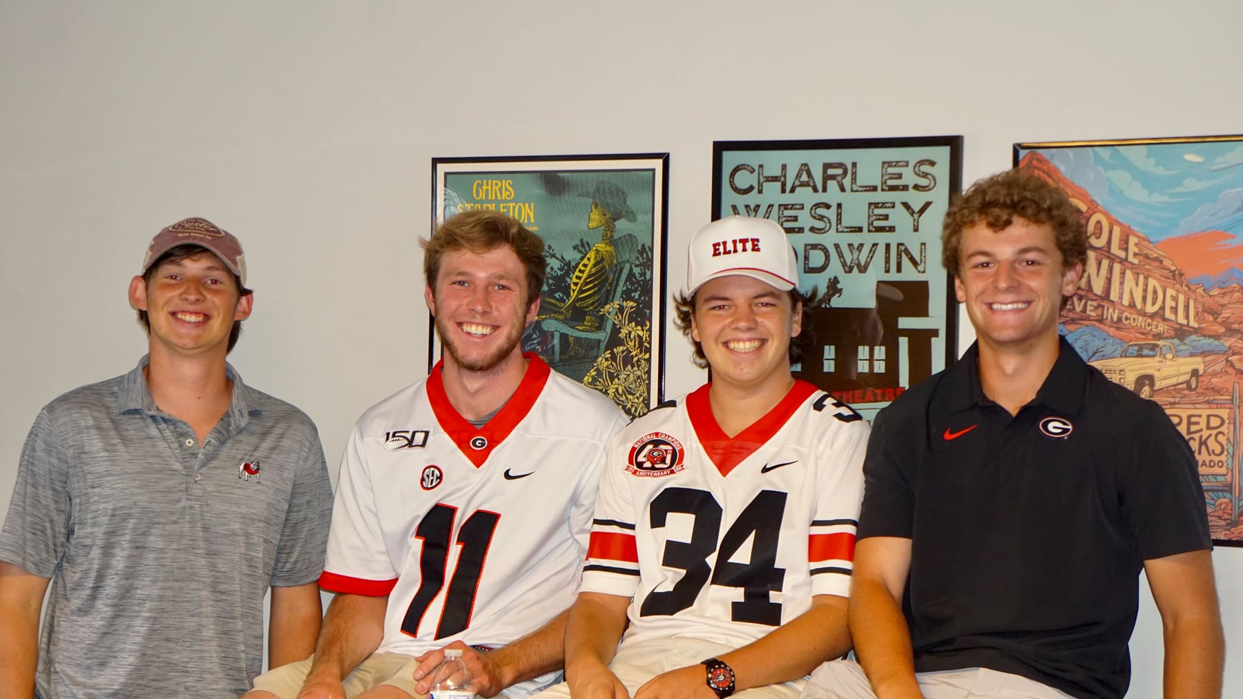 RUF at UGA students together at Watch Parties