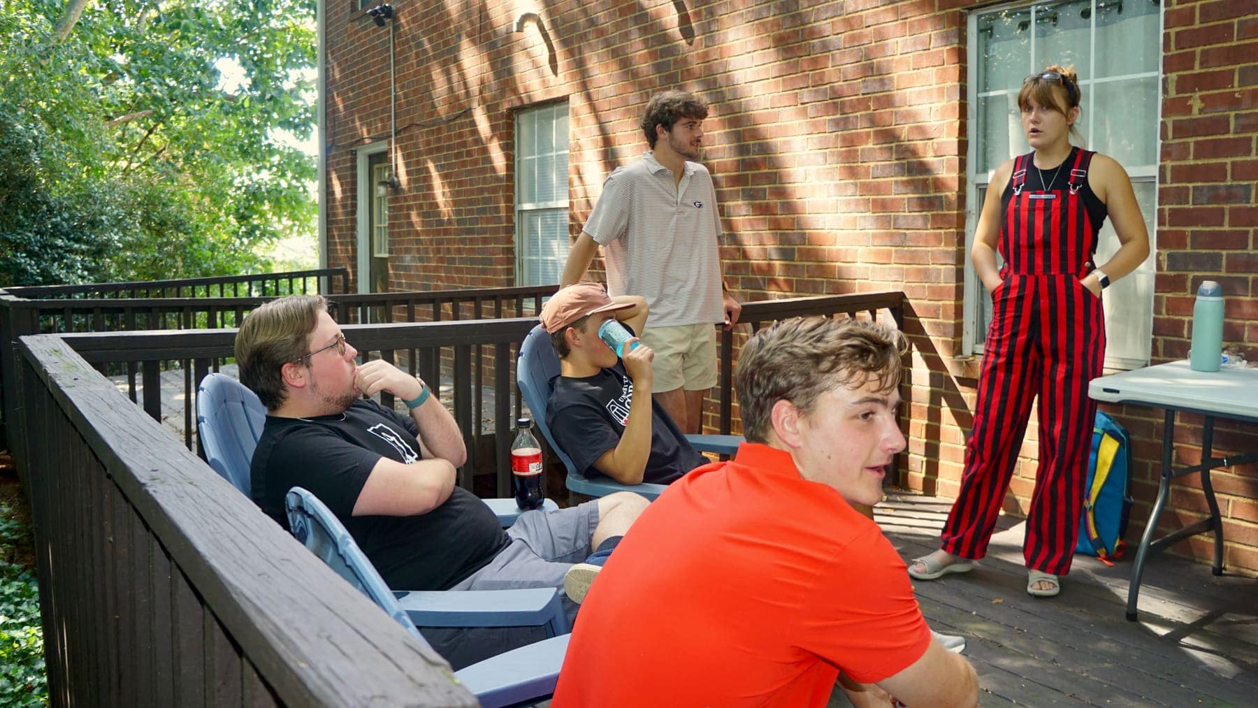 RUF at UGA students together at Watch Parties