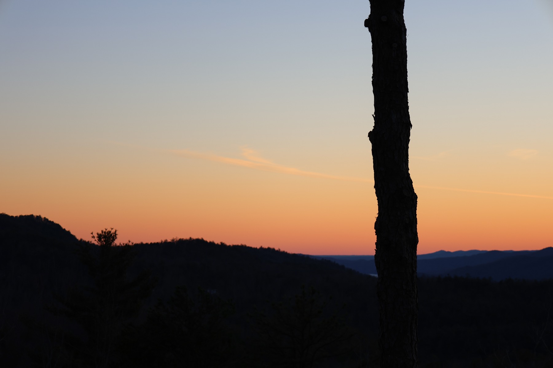 Mountain sunset seen during the RUF Winter Retreat